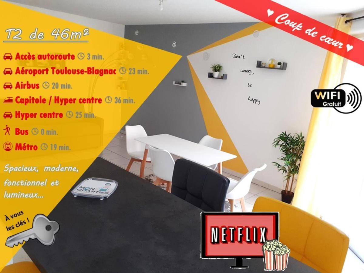 Apartament (-; Eldorado Saint-Jacques Au Nord De Toulouse ;-) Zewnętrze zdjęcie